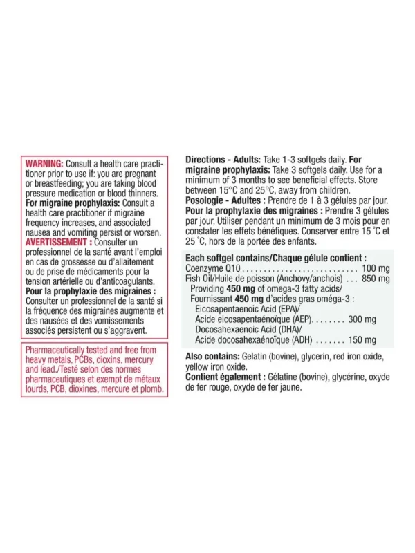 Q10 omega 3 – deklaracija sa sastavom i upotrebom