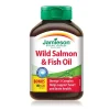 Omega 3 ulje divljeg lososa Jamieson – bočica sa engleskom stranom etikete