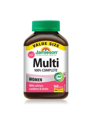 Jamieson 100% Complete multivitamin za zene - bocica Jamieson 100% Complete multivitamin za žene – bočica sa kapletama