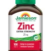 Cink tablete – engleska strana bočice Cink tablete Jamieson 25 mg – bočica sa engleskom stranom etikete