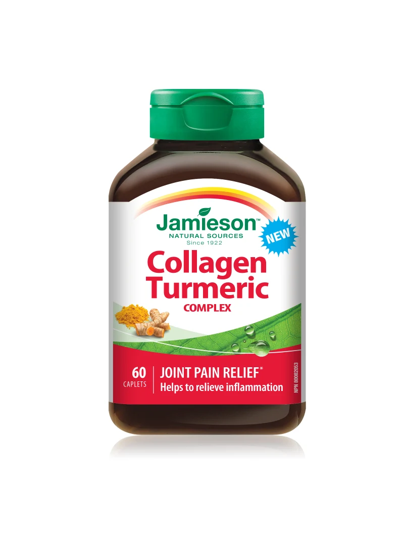 Collagen Turmeric Complex – kolagen 600 mg i kurkuma, 60 kapleta