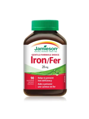 Jamieson Gentle Iron gvožđe 28 mg – pakovanje sa 90 kapsula