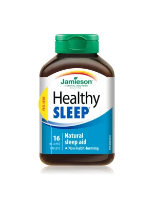 Jamieson Healthy Sleep - pakovanje Jamieson Healthy Sleep melatonin sa biljnim kompleksom – pakovanje sa 16 kapleta