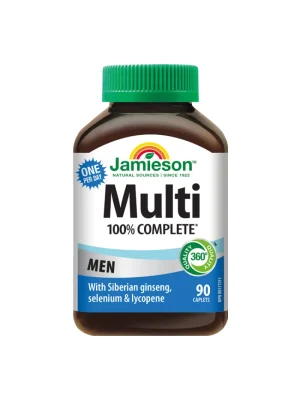 Jamieson 100% Multi COMPLETE za muškarce – 90 kapleta - bočica Jamieson 100% Multi COMPLETE za muškarce – 90 kapleta – bočica