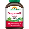 Origano ulje – engleska strana bočice Origano ulje Jamieson – bočica sa engleskom stranom etikete