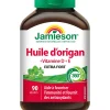 Origano ulje – francuska strana bočice Origano ulje Jamieson – bočica sa francuskom stranom etikete