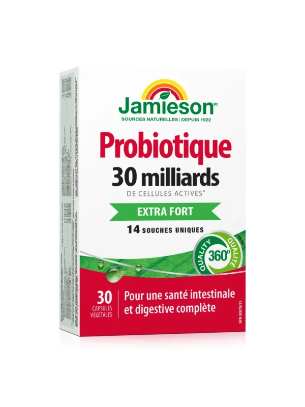 Jamieson probiotik – kutija sa francuskom stranom etikete