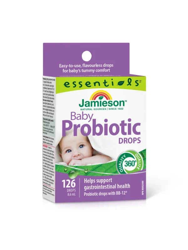 Jamieson probiotik za bebe u kapima - pakovanje Jamieson Probiotic Baby Drops – probiotik za bebe u kapima, pakovanje 8 ml