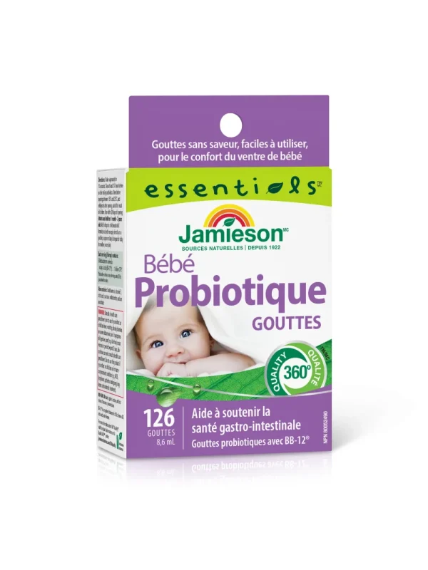 Jamieson probiotik za bebe - drugi prikaz Jamieson probiotik za bebe u kapima – drugi prikaz pakovanja