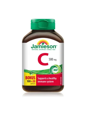 Jamieson Vitamin C 500 mg - bocica Jamieson Vitamin C 500 mg – bočica sa 120 kapleta